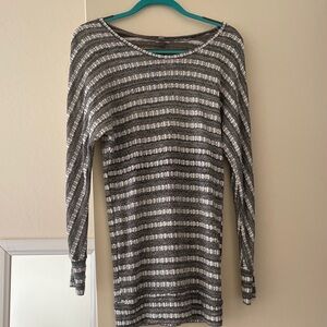 Ecoté Striped Gray Women's Top